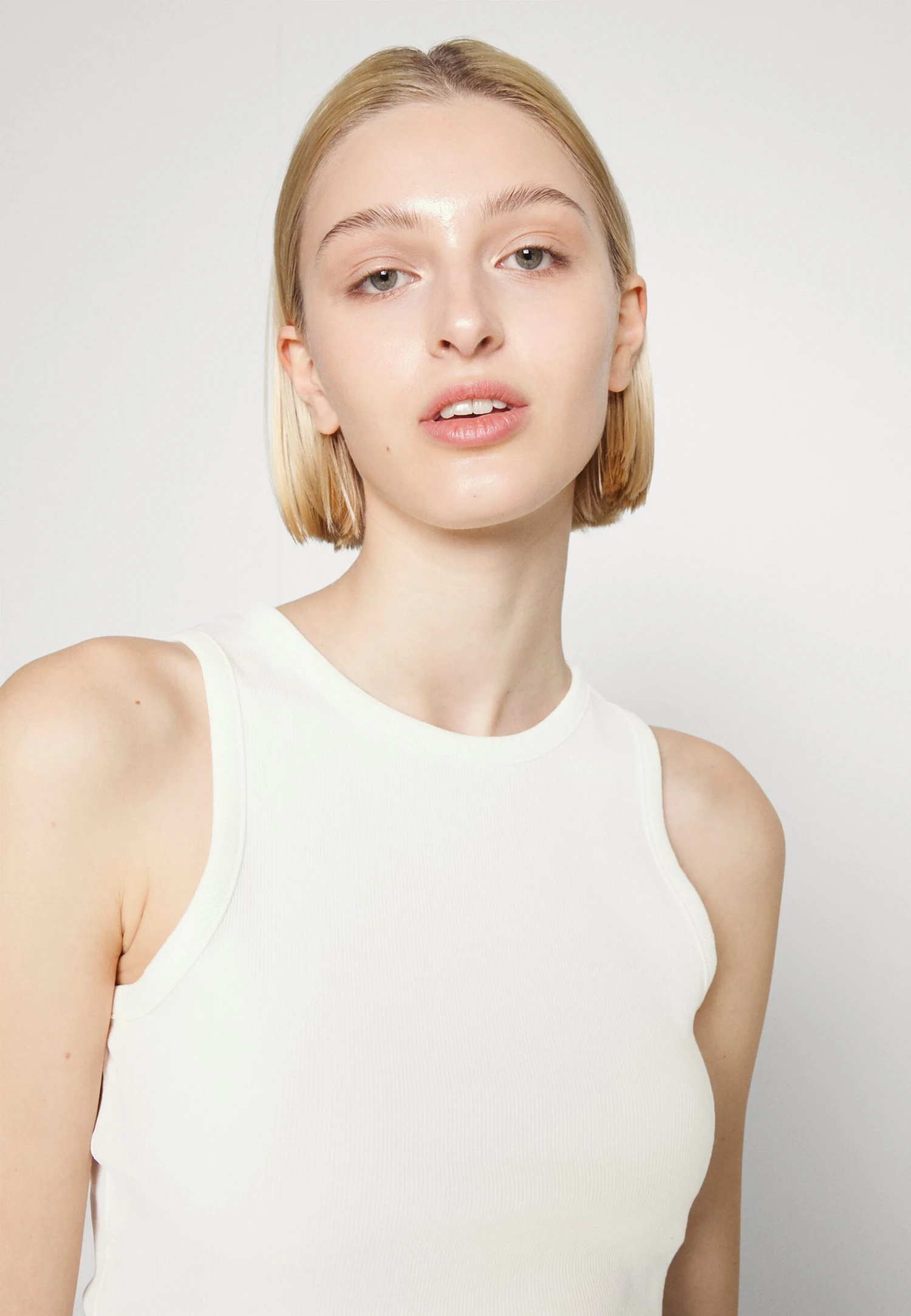 Even&Odd 2 Pack - Top - White/Grey 7 Even&Odd 2 Pack - Top - White/Grey - Afbeelding 5