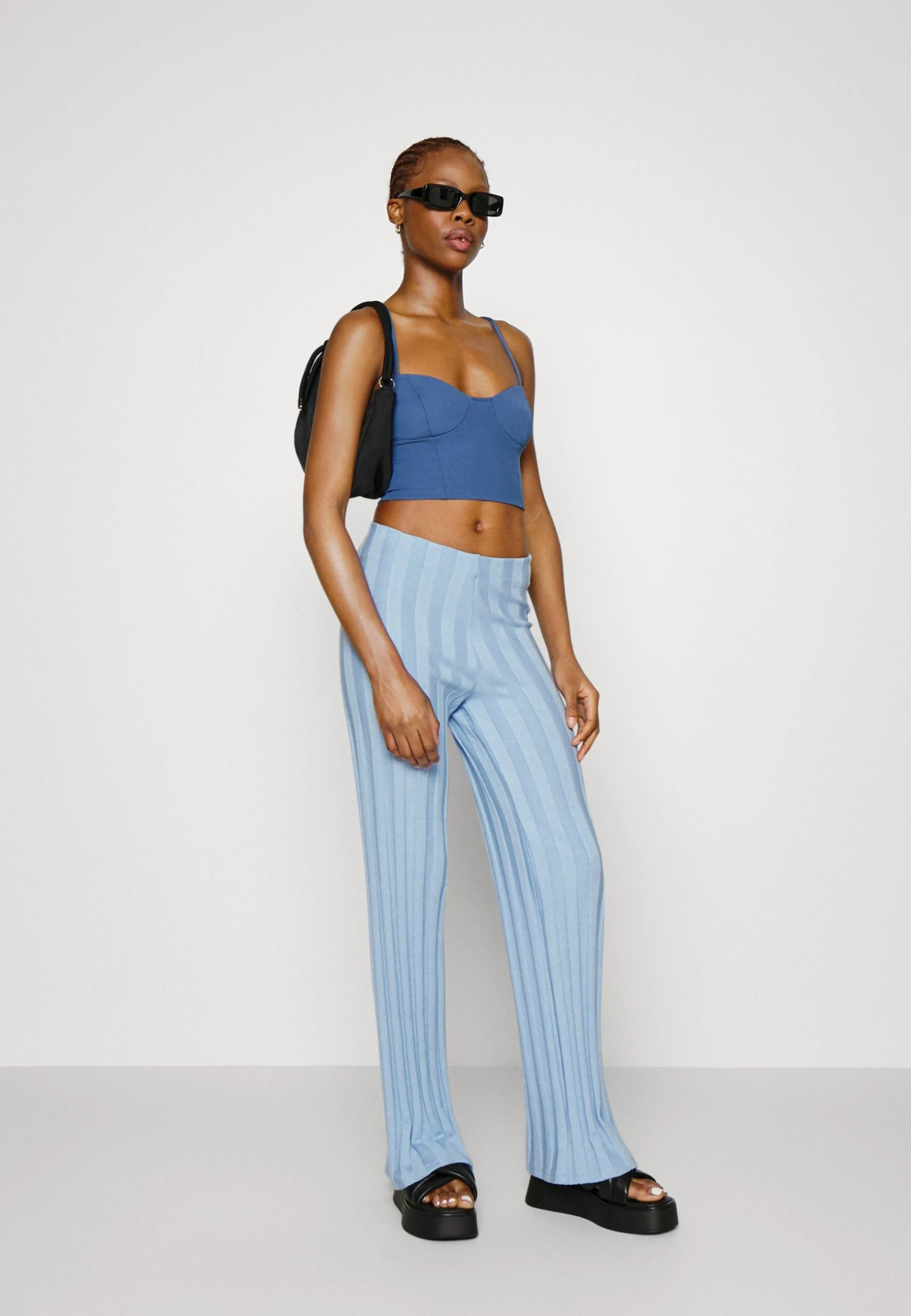 Even&Odd Broek - Blue 4 Even&Odd Broek - Blue - Afbeelding 2