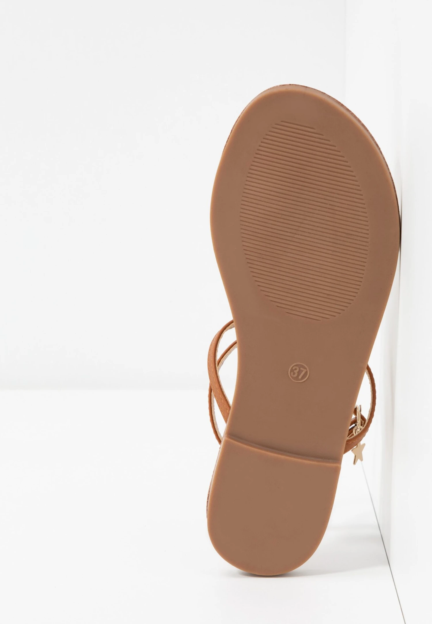 Even&Odd Teensandalen - Cognac 9 Even&Odd Teensandalen - Cognac - Afbeelding 7