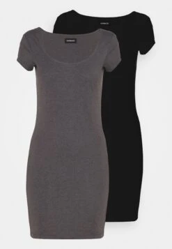 Even&Odd 2 Pack - Jerseyjurk - Black/Mottled Grey -Even-Odd Winkel 3133cbb312b041ba8a50eee456b0d3f6