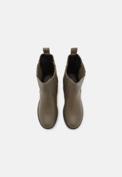 Enkellaarsjes Met Plateauzool - Haki -Even-Odd Winkel 32761c2033964ae1a4eb8f9b4ea3fb5d