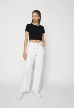 Even&Odd 2 Pack - T-Shirt Basic - Black/Pink