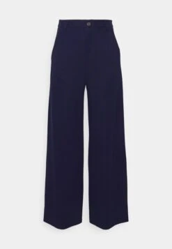 Petite Tailored Wide Leg Trouser - Broek - Dark Blue -Even-Odd Winkel 3c565cb508fb47e4884f324f630c76a6