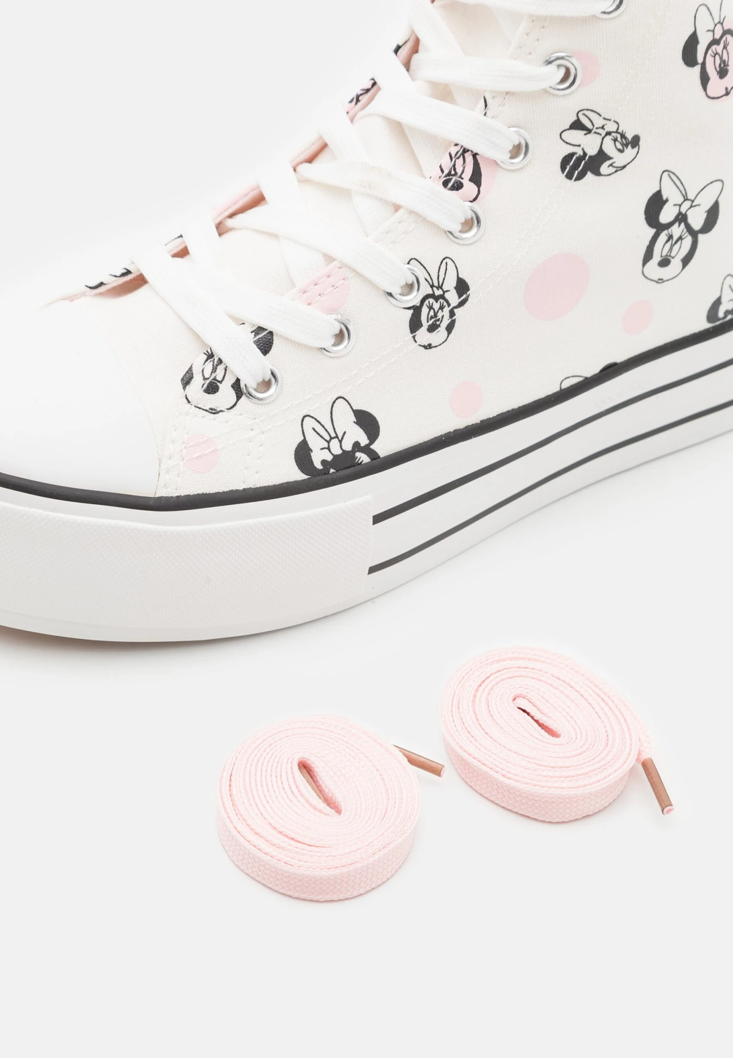 Even&Odd Disney Minnie Mouse - Sneakers Hoog - Rose Gold-Coloured/White 8 Even&Odd Disney Minnie Mouse - Sneakers Hoog - Rose Gold-Coloured/White - Afbeelding 6