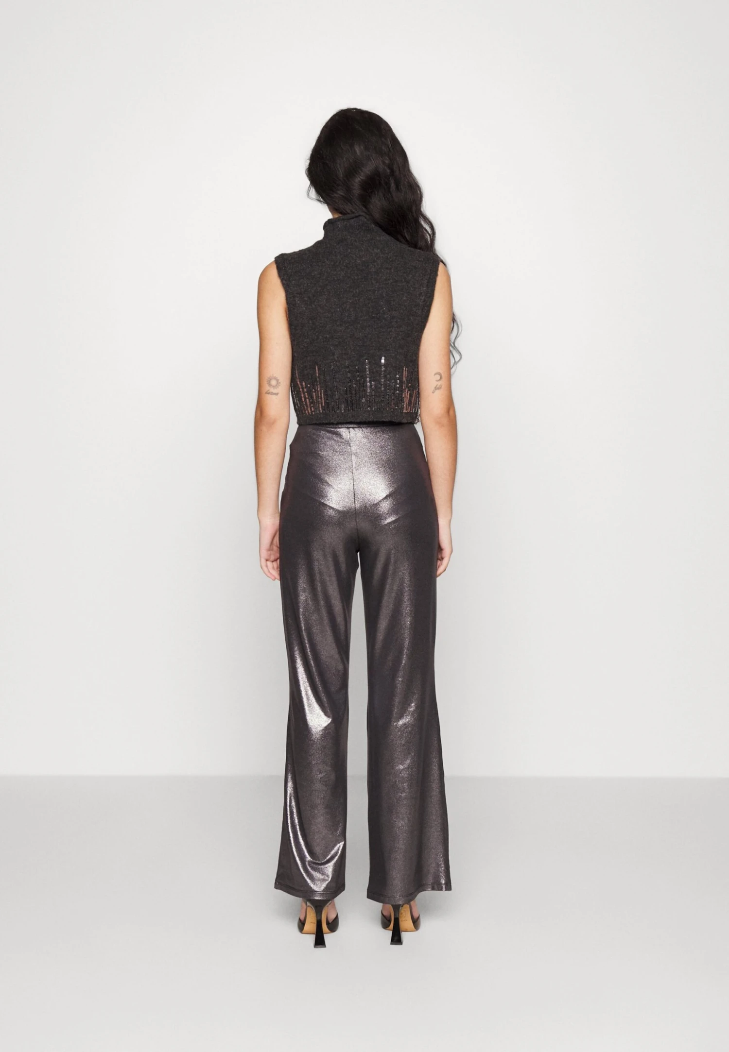 Broek - Black/Silver 5 Broek - Black/Silver - Afbeelding 3