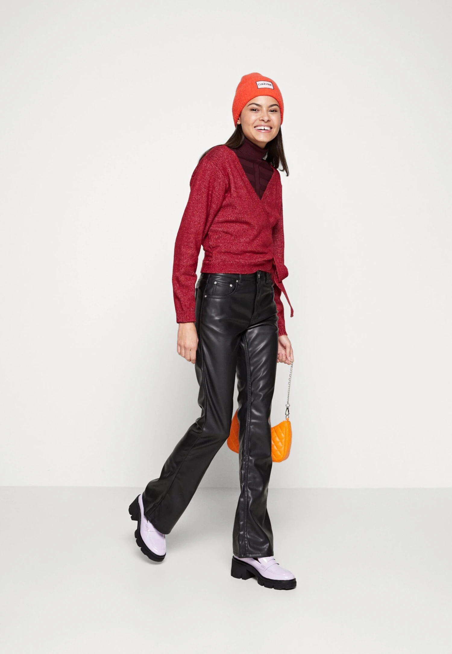 Even&Odd Vest - Dark Red 4 Even&Odd Vest - Dark Red - Afbeelding 2