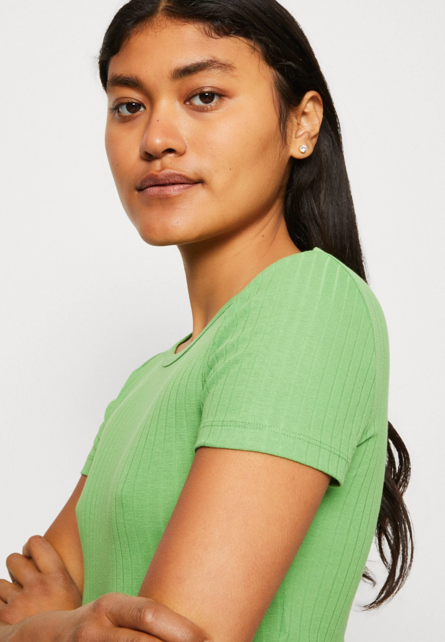 Even&Odd 2 Pack - T-Shirt Basic - Black/Green 9 Even&Odd 2 Pack - T-Shirt Basic - Black/Green - Afbeelding 7