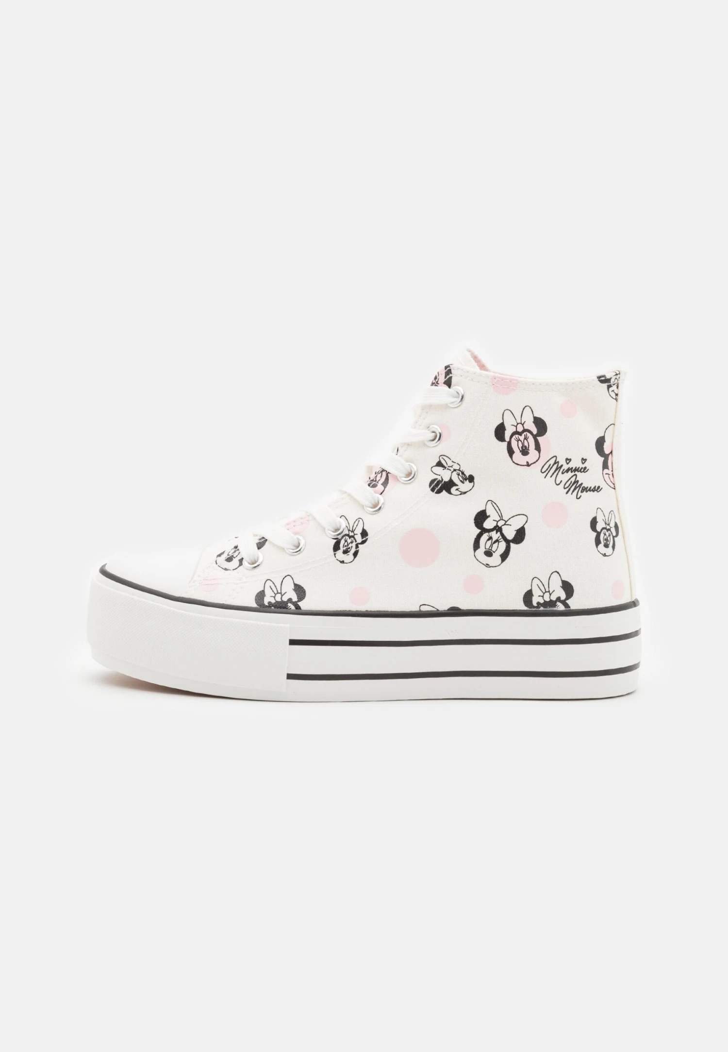 Even&Odd Disney Minnie Mouse - Sneakers Hoog - Rose Gold-Coloured/White 4 Even&Odd Disney Minnie Mouse - Sneakers Hoog - Rose Gold-Coloured/White - Afbeelding 2