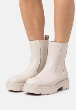 Even&Odd Enkellaarsjes Met Plateauzool - Beige