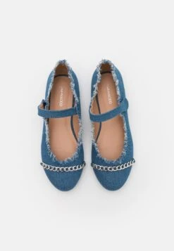 Even&Odd Ballerina'S Met Enkelbandjes - Blue -Even-Odd Winkel 73401859ddae416787b268bc0b9adcc3