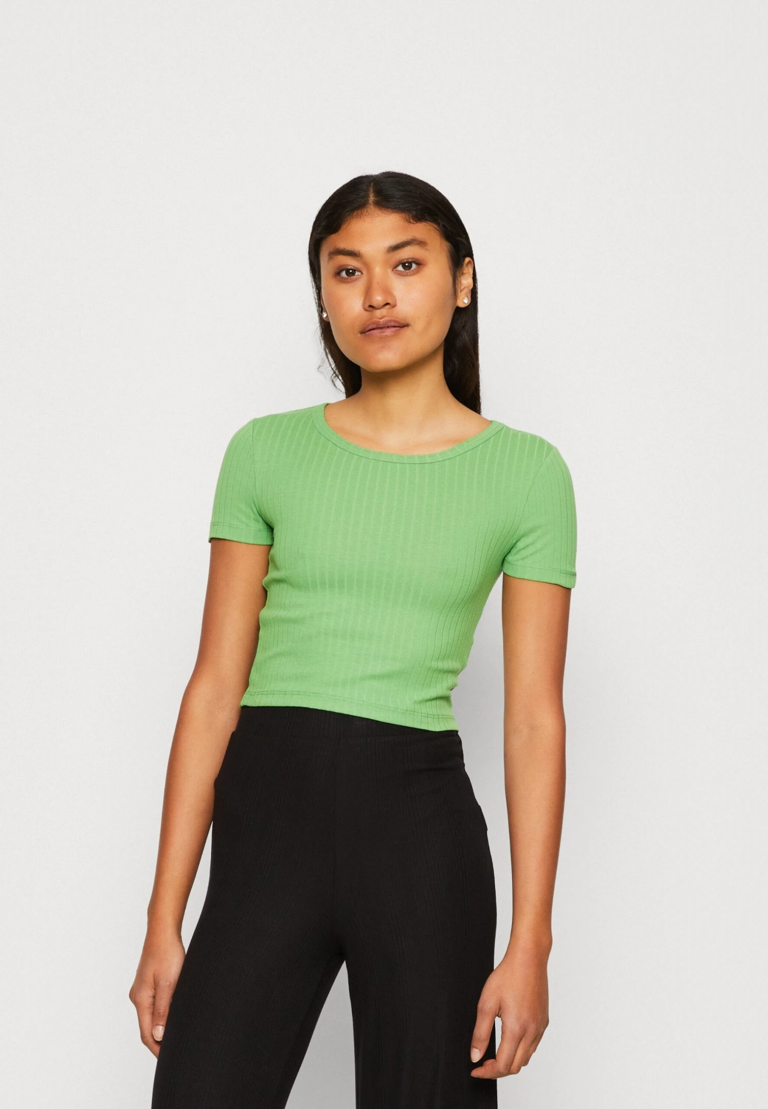 Even&Odd 2 Pack - T-Shirt Basic - Black/Green 4 Even&Odd 2 Pack - T-Shirt Basic - Black/Green - Afbeelding 2