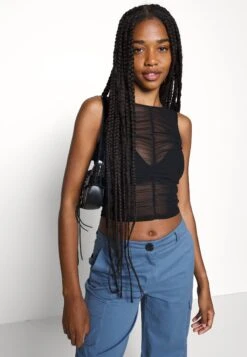 Even&Odd Racer Tule Top- Top - Black -Even-Odd Winkel 9f69128cabe34c67a7c79ecdf8a6a722