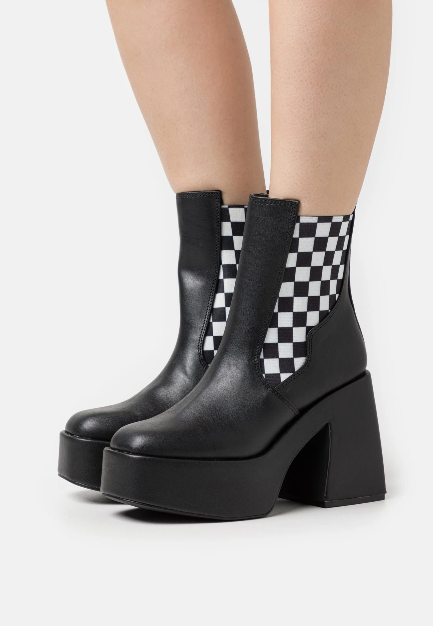 Even&Odd Enkellaarsjes Met Hoge Hak - Black 3 Even&Odd Enkellaarsjes Met Hoge Hak - Black