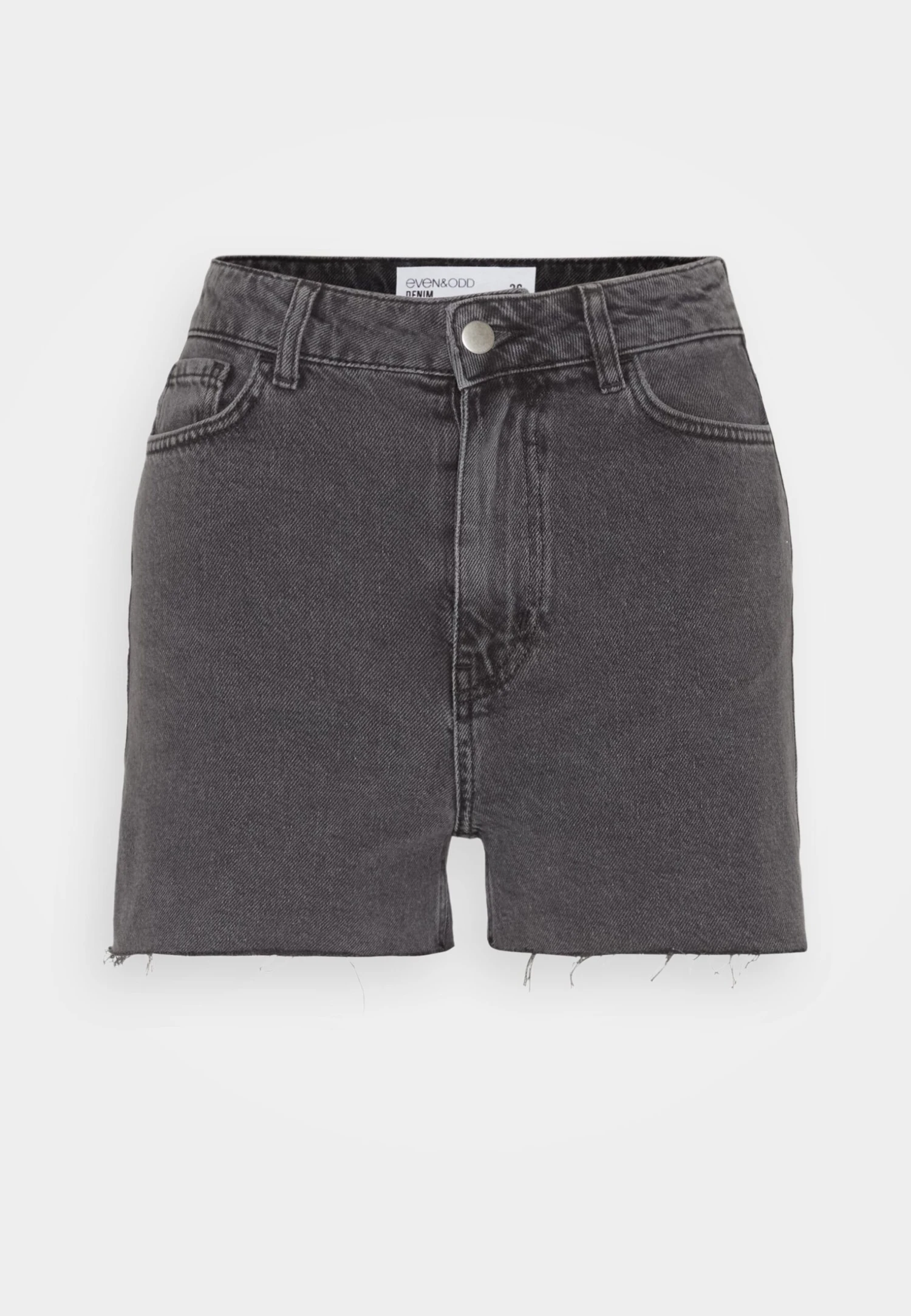 Even&Odd Jeansshort - Black Denim 7 Even&Odd Jeansshort - Black Denim - Afbeelding 5