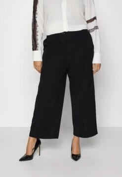 Tailored Wide Leg Culotte - Broek - Black