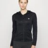 Breathable Zip-Up Hoodie - Sweater Met Rits - Black