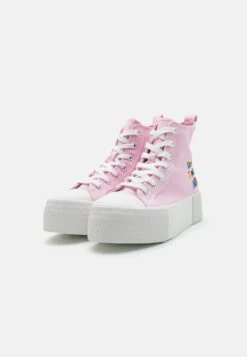 Even&Odd Sneakers Hoog - Pink -Even-Odd Winkel cbe9412aad6749f19d6446fbcd23b6f7