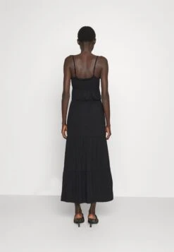 Dress With Tiered Skirt - Maxi-Jurk - 802 - Black 10 Dress With Tiered Skirt - Maxi-Jurk - 802 - Black -Even-Odd Winkel d339eb379e724558bb013bab415d3f72