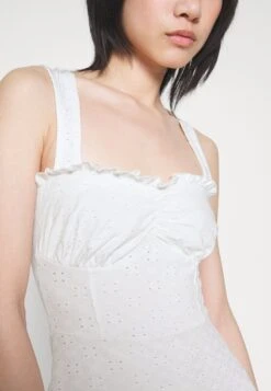 Even&Odd Sleeveless Sweetheart Neckline Princess Seams Flared Skirt Mini Dress (Eo-Ss23-C131-Sp) / 001 - White - Jurk - 001 - White -Even-Odd Winkel d3431ab3c6544936a639bf871a546446