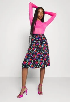 Even&Odd Midi Skirt With Shell Fabric - A-Lijn Rok - Multicoloured -Even-Odd Winkel dd28a5729c3046c7a69b0cd64bd19708