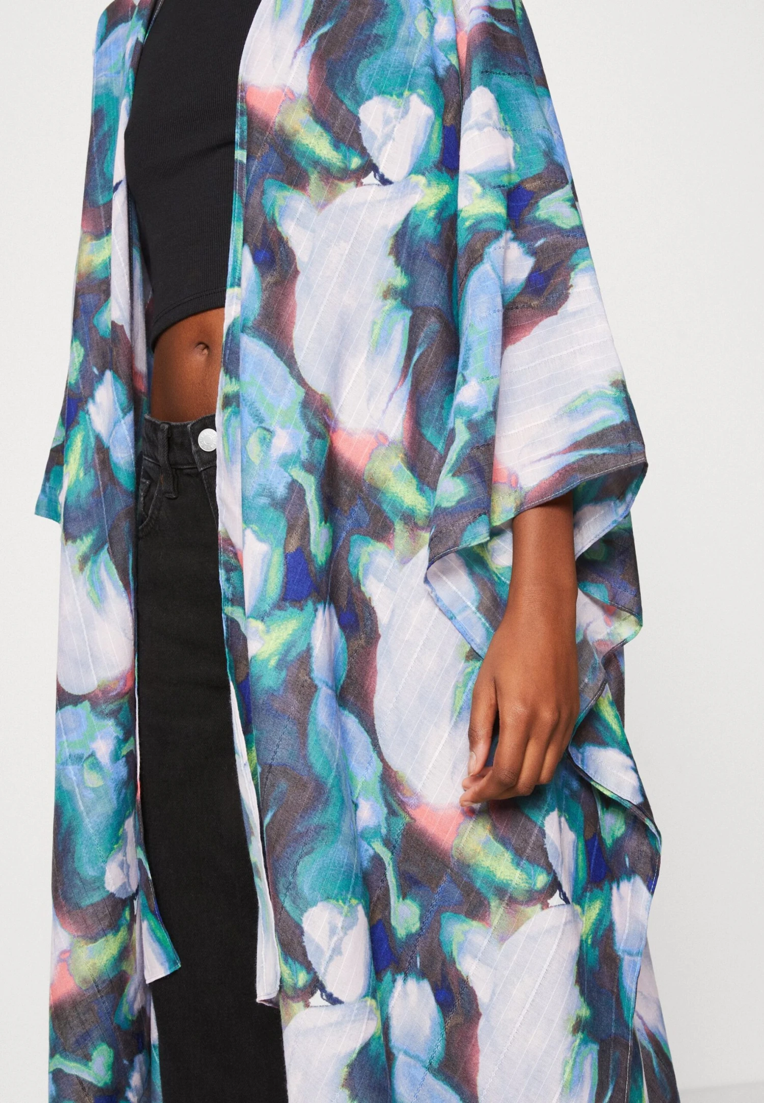 Even&Odd Lichte Jas - Blue 8 Even&Odd Lichte Jas - Blue - Afbeelding 6