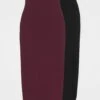 Even&Odd 2 Pack - Kokerrok - Black/Bordeaux -Even-Odd Winkel de49c78515b8426e8f219c4edb577c7e