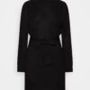 Even&Odd Loose High Neck Dress- Gebreide Jurk - Black -Even-Odd Winkel dfdfe2436bb543babeed01d139633767