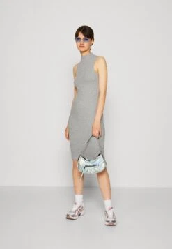 Even&Odd Perkin Neck Midi Bodycon Dress - Jerseyjurk - Mottled Grey 9 Even&Odd Perkin Neck Midi Bodycon Dress - Jerseyjurk - Mottled Grey -Even-Odd Winkel e898328b71ea40cea6968a552cc8e832