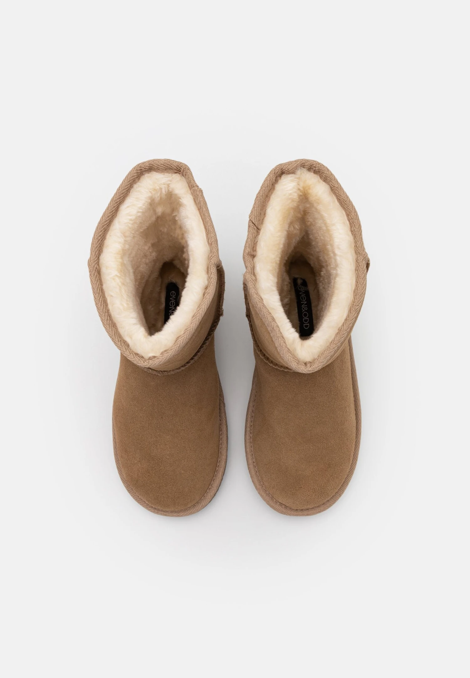 Even&Odd Leather - Korte Laarzen - Taupe 7 Even&Odd Leather - Korte Laarzen - Taupe - Afbeelding 5