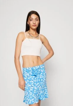 Even&Odd Mini Skirt With Volant - A-Lijn Rok - Light Blue/White -Even-Odd Winkel f70d50e2834245a6a04790cfd8c0c744